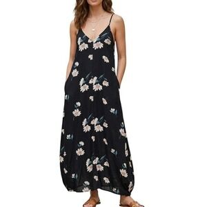 Lulus Bubble Maxi Black M Or L